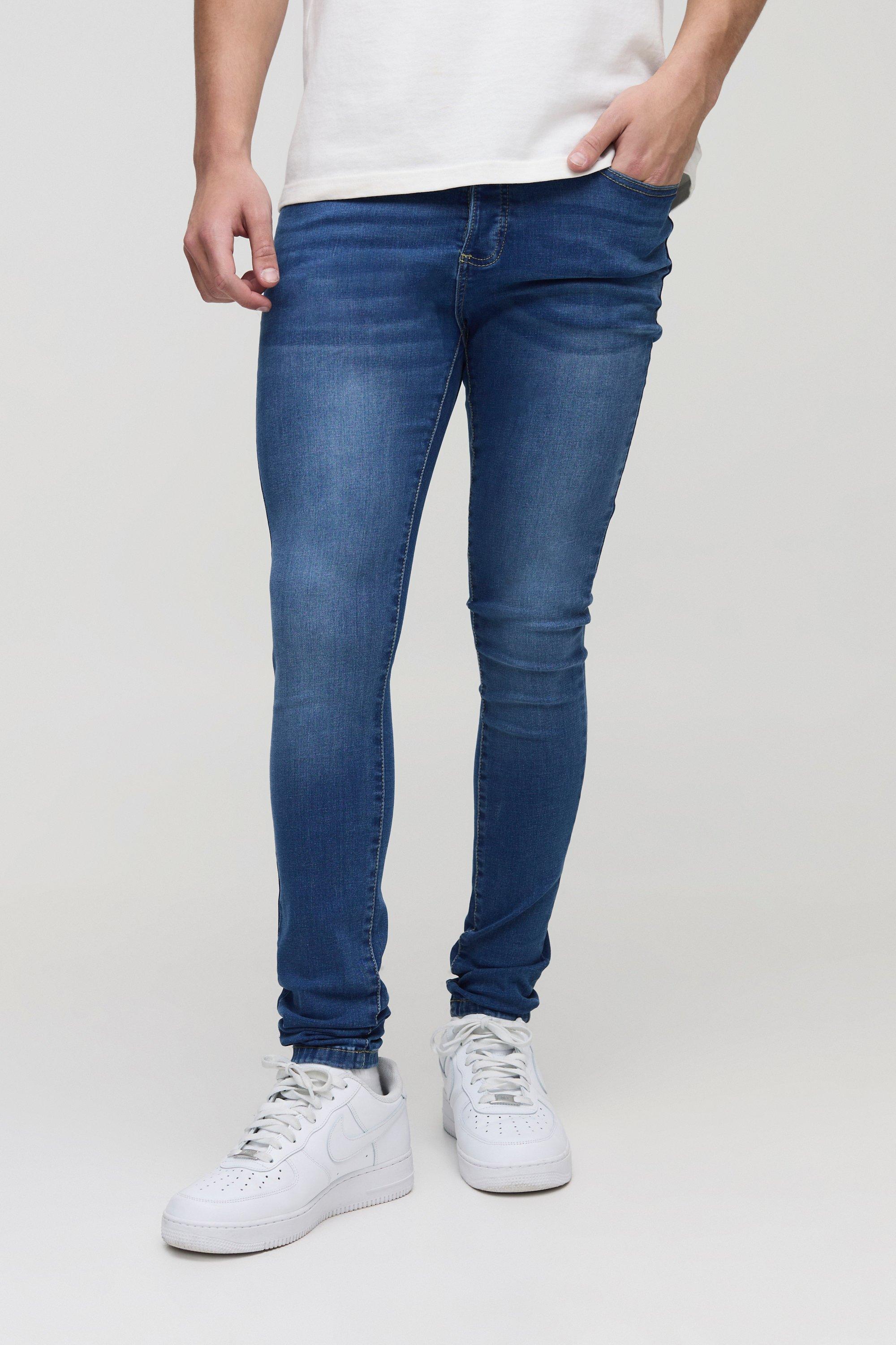 Mens Super Skinny Jeans Super Skinny Fit boohooMAN USA